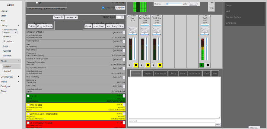 AudioRack software screen shot